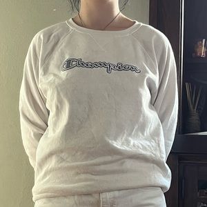 Champion White Sweater size M